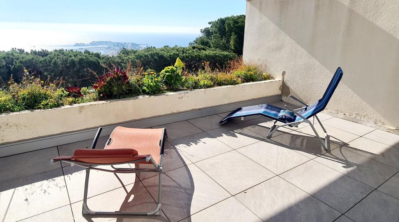 Vue Mer Panoramique Et Piscine Bandol Buitenkant foto